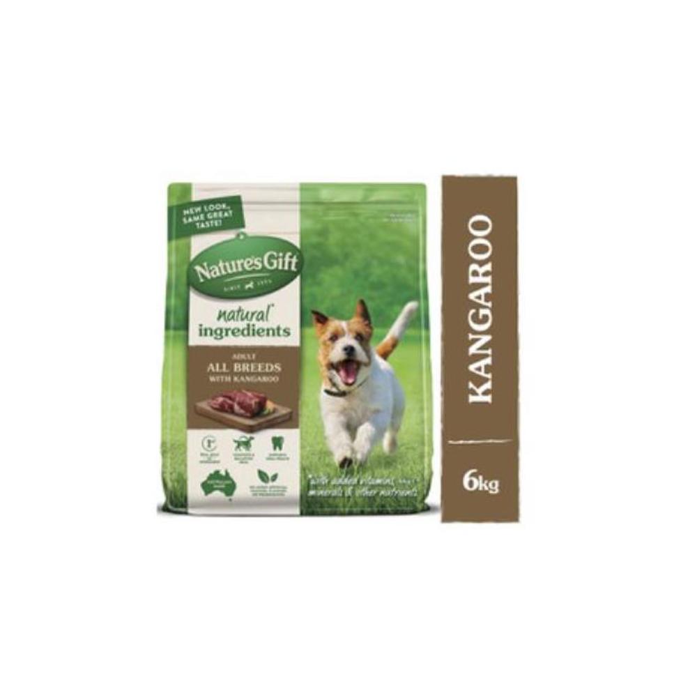 Nature&#039;s Gift Adult All Breeds Dry Dog Food With Kangaroo 6kg 3319610P