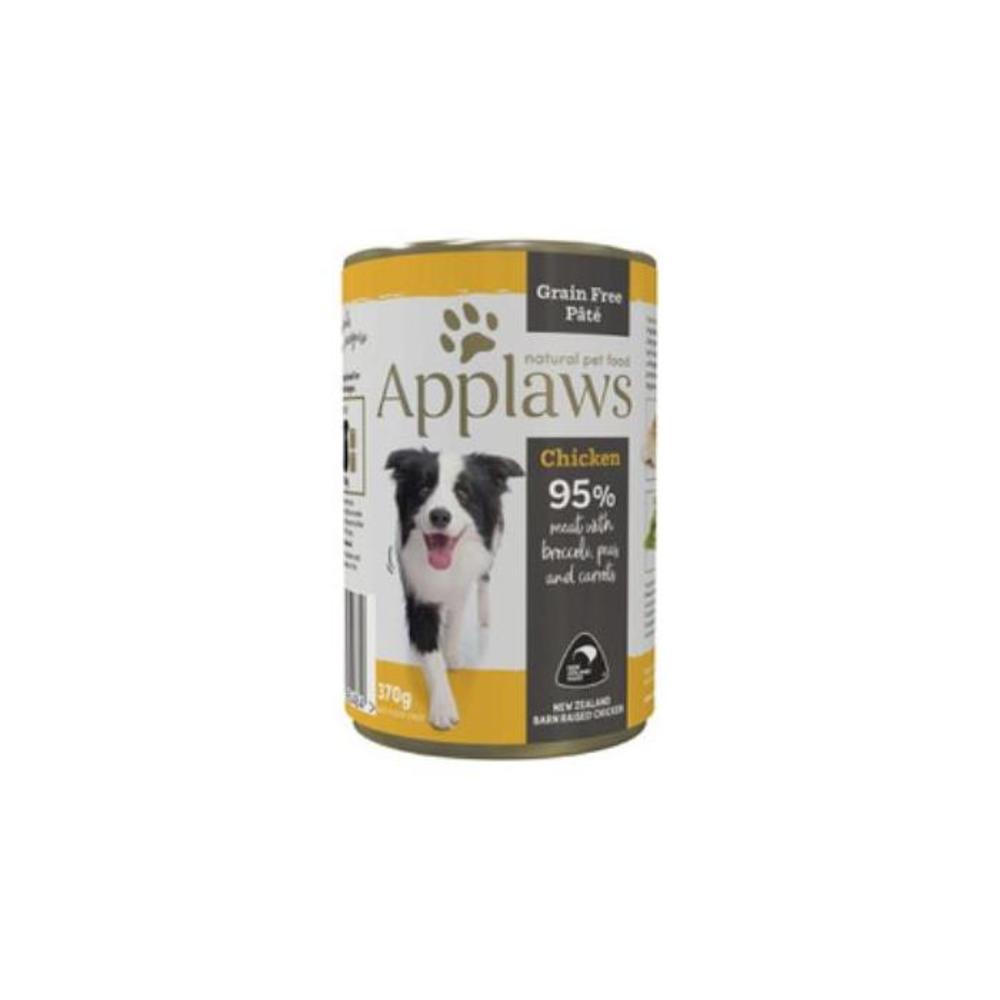 Applaws Pate Chicken Meat With Broccoli Peas And Carrots Dog Food 370g 3589218P
