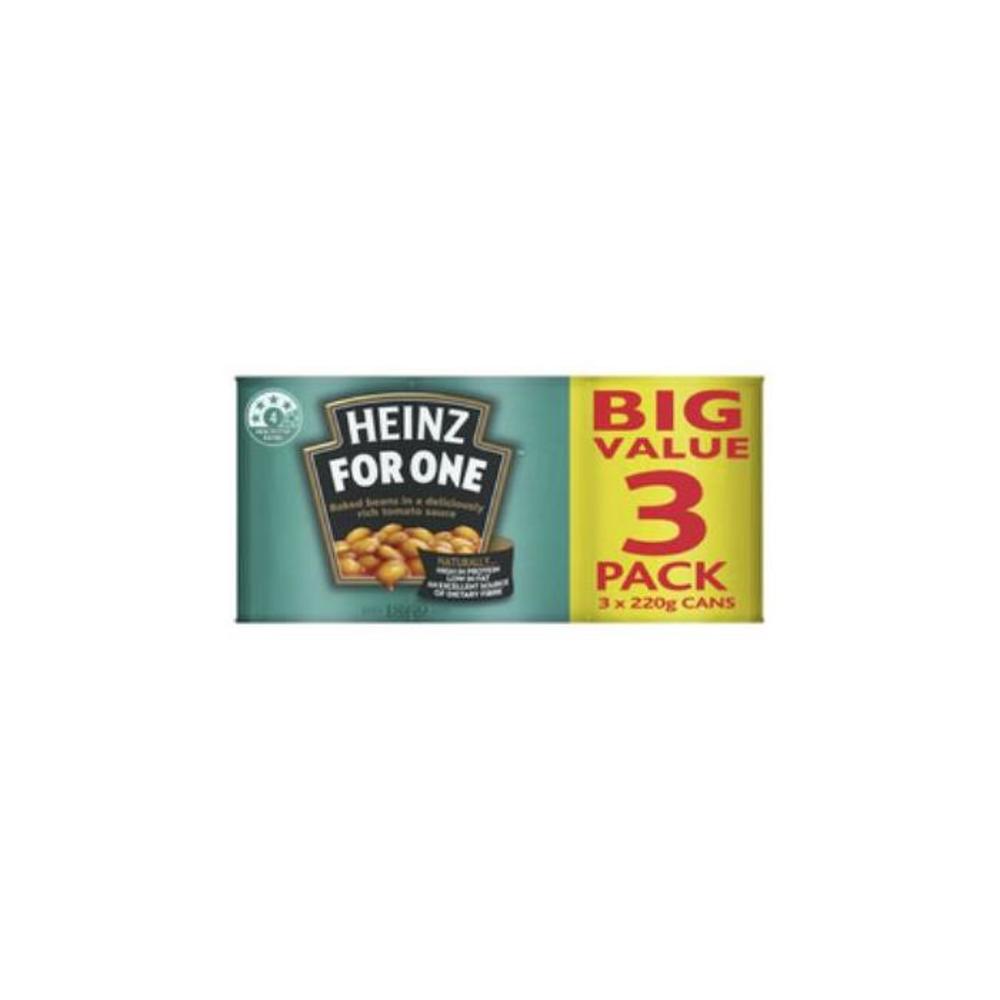 Heinz Baked Beans In Rich Tomato Sauce 3 Pack 220g