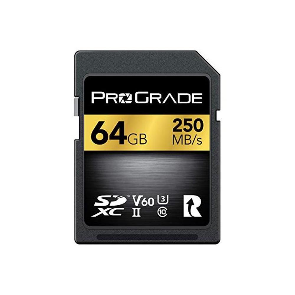 ProGrade Digital SDXC UHS-II V60 250R Memory Card (64GB) B07TBHQG5J