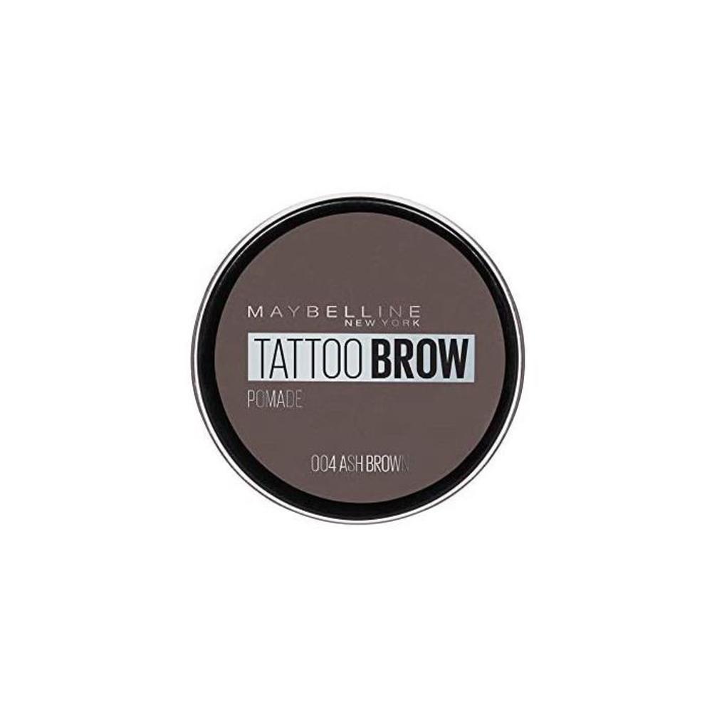 Maybelline Eyebrow, Tattoo Brow Longlasting Eyebrow Pomade Pot Ash Brown B07FHPG8V8