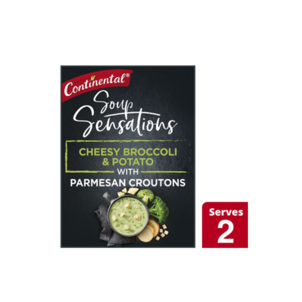 콘티넨탈 센세이션 치지 브로콜리 &amp; 포테이토 수프 서브 2 56g, Continental Sensation Cheesy Broccoli &amp; Potato Soup Serves 2 56g