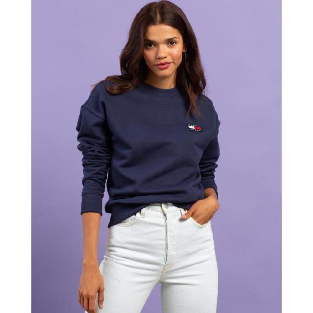 Tommy Jeans Tommy Badge Crew Sweatshirt TO554AA13RPY