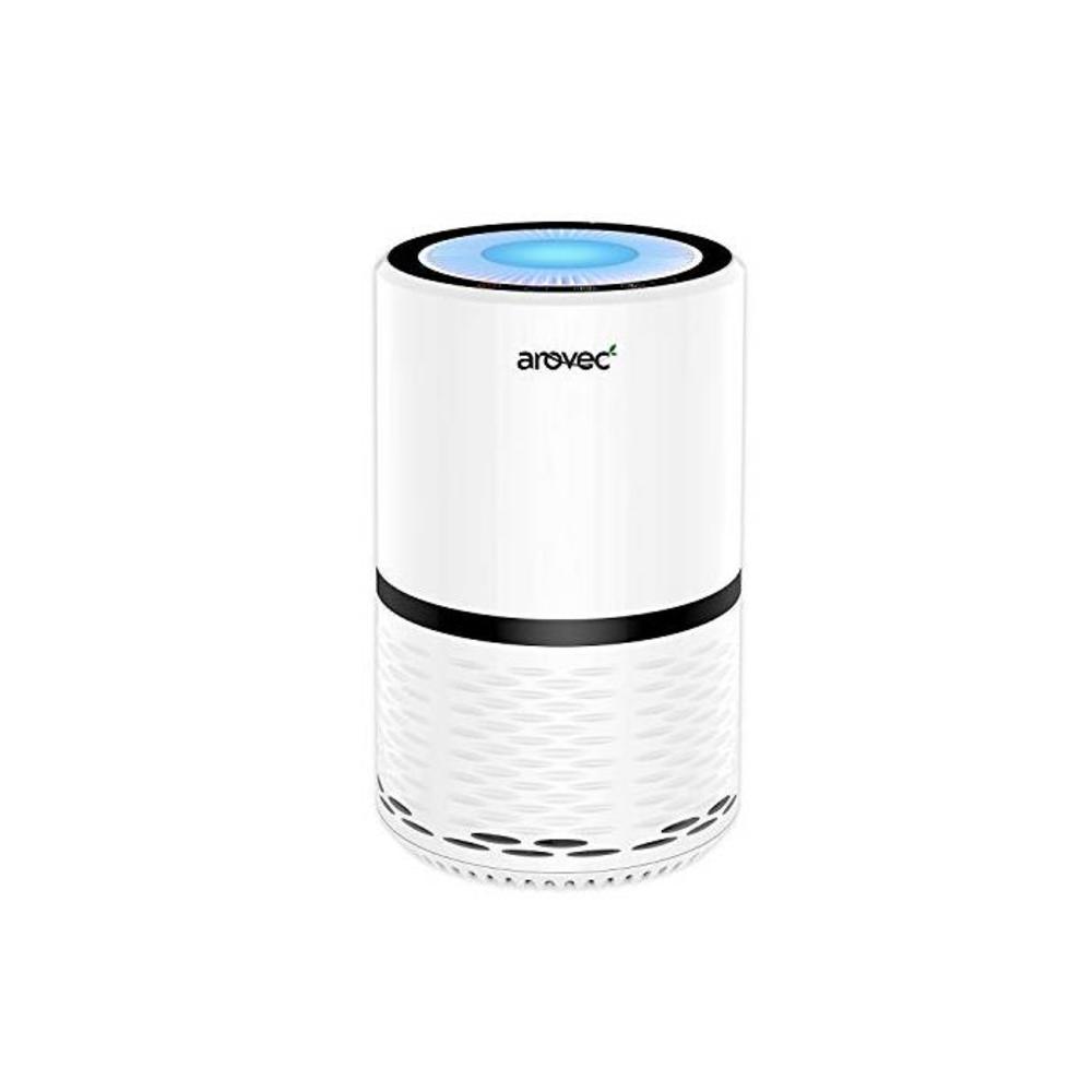 Arovec™ H13 True HEPA Air Purifier, Compact for home Air Cleaner, 3-Stage filter system. Removes Germs, Smoke, Dust, Pollen, Odors, Mold, For Allergies, Pet Dander, Eliminator for B07PGRH2L7
