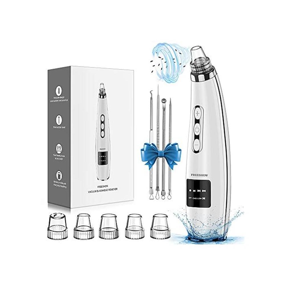 2021 Newest Blackhead Remover Pore Vacuum Electric Pore Cleaner, 5 Suction Power &amp; 5 Probes, USB Rechargeable LED Display Blackhead Extractor Tool for Women &amp; Men B07Z6BLBLP