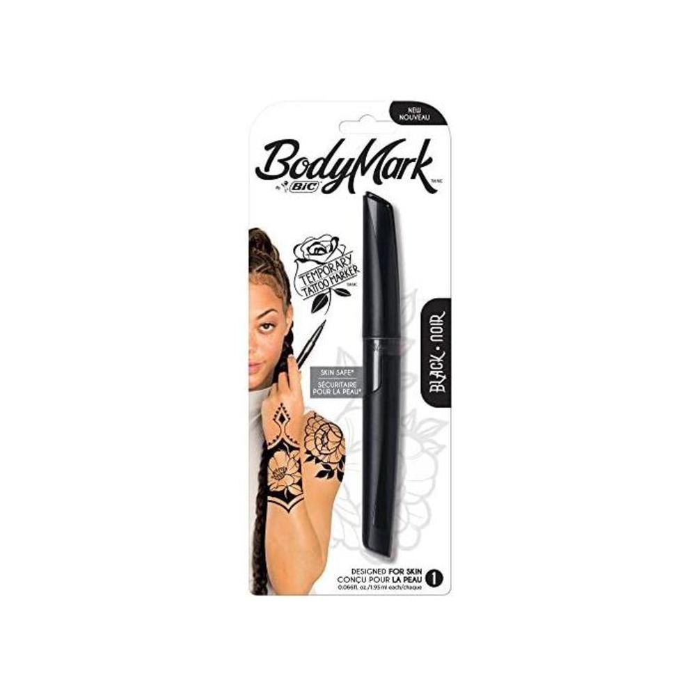BodyMark by BIC Temporary Tattoo Marker - Black, Pack of 1 Marker B07PXLJWMF