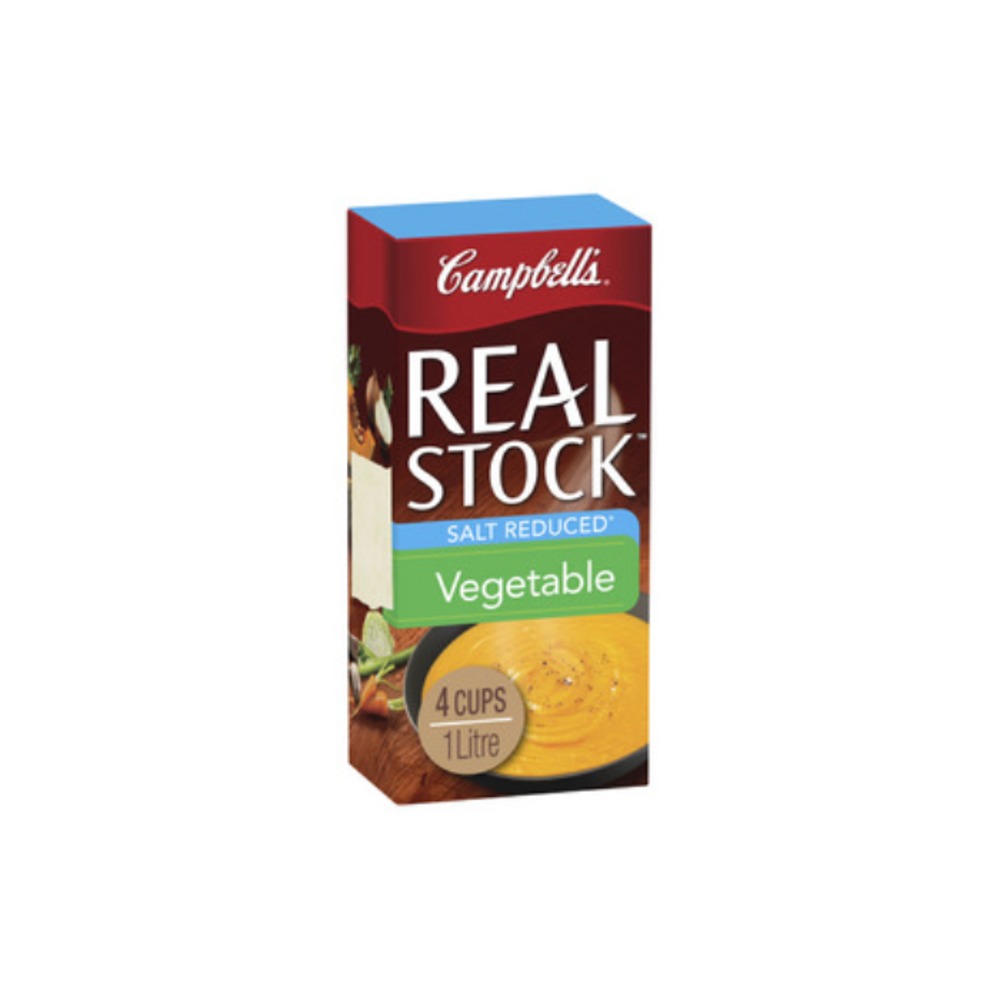캠벨 리얼 솔트 리듀스드 베지터블 스톡 1L, Campbells Real Salt Reduced Vegetable Stock 1L