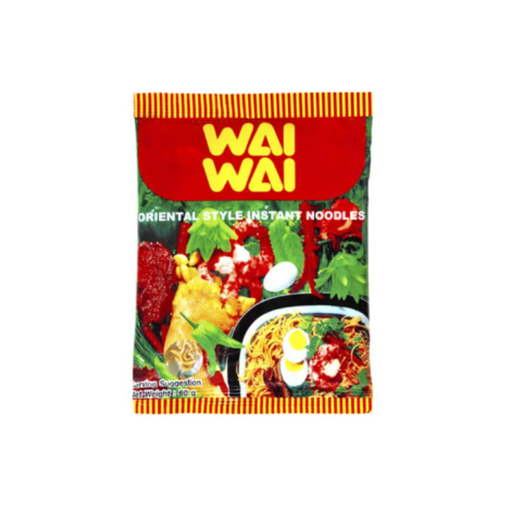 와이 와이 오리엔탈 스타일 인스턴트 누들스 60g, Wai Wai Oriental Style Instant Noodles 60g