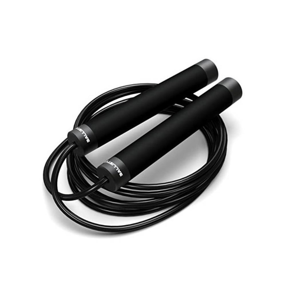 Ballistyx Jump Rope - Premium Speed Jump Rope with 360 Degree Spin, Steel Handles, Silicone Grips and 2 x Adjustable Cables - for Crossfit, Gym &amp; Home Fitness Workouts &amp; More B07Q2GJBGT