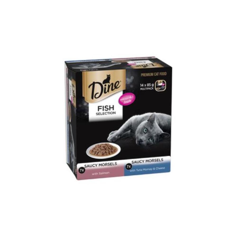 Dine Daily Cat Food Fish Selection 85g 14 pack 3586195P
