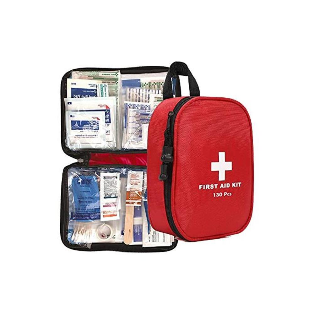 YESDEX First Aid Kit 130pcs Medical Travel Workplace Family Safety, Emergency Bag Box, ARTG Registered B095Y6YXQF