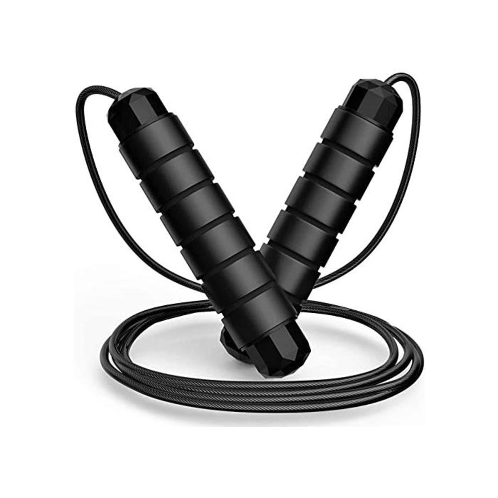 RILL &amp; GUNN Jump Rope – 9.2 Feet Adjustable Length, Tangle-Free Skipping Rope With Anti-Dust Ball Bearing, Durable and Comfortable Exercise Equipment, Multipurpose Speed Rope- Pack B08TC93FV1