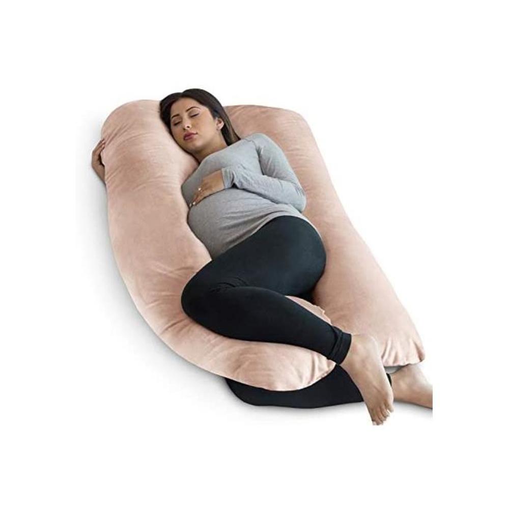 PharMeDoc Pregnancy Pillow, U-Shape Full Body Pillow and Maternity Support - Support for Back, Hips, Legs, Belly for Pregnant Women B07RV6B7VV