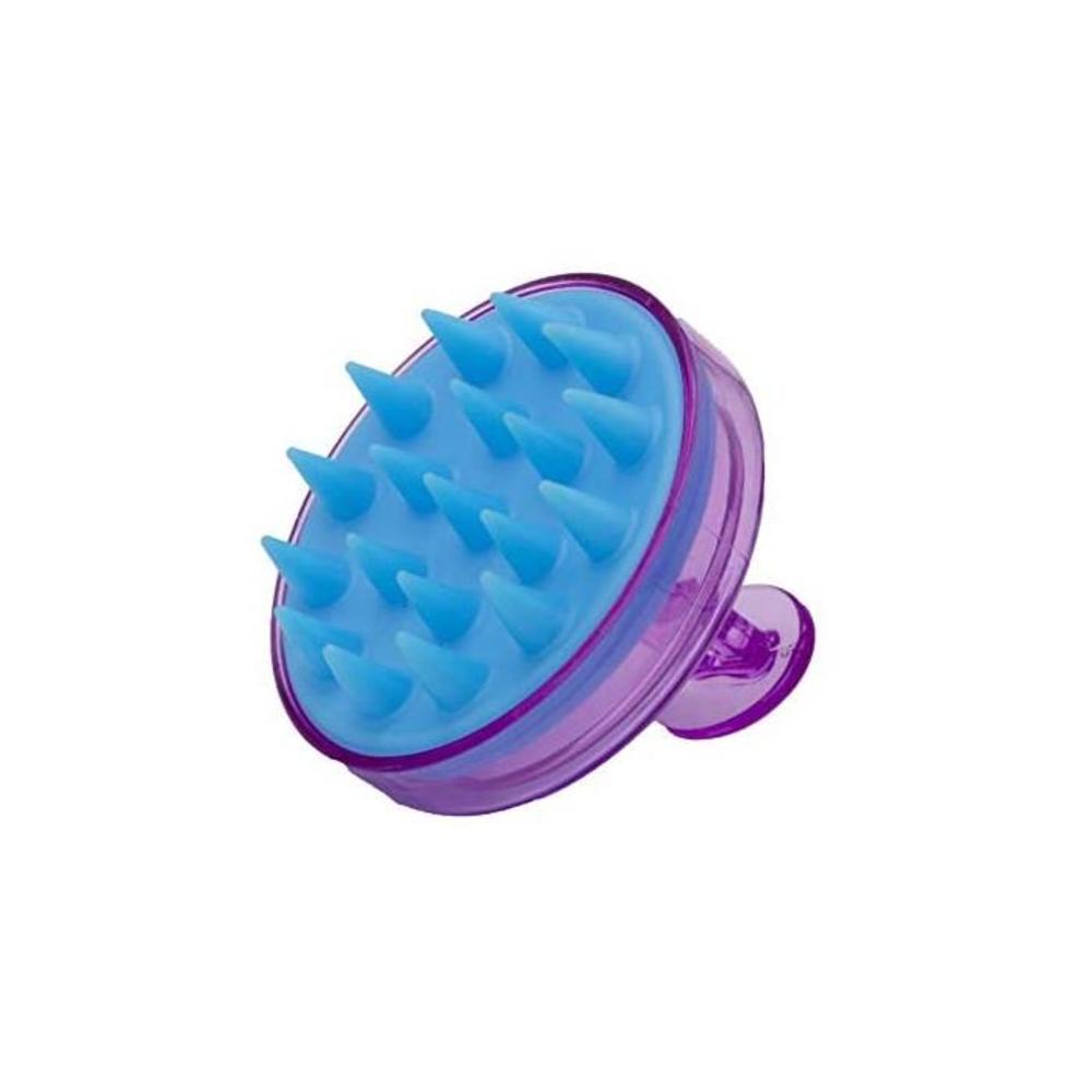 KAYZI Shampoo brush scalp massager, scalp exfoliating brush with soft silicone head, suitable for all hair types (Purple) B08FFXRS4G