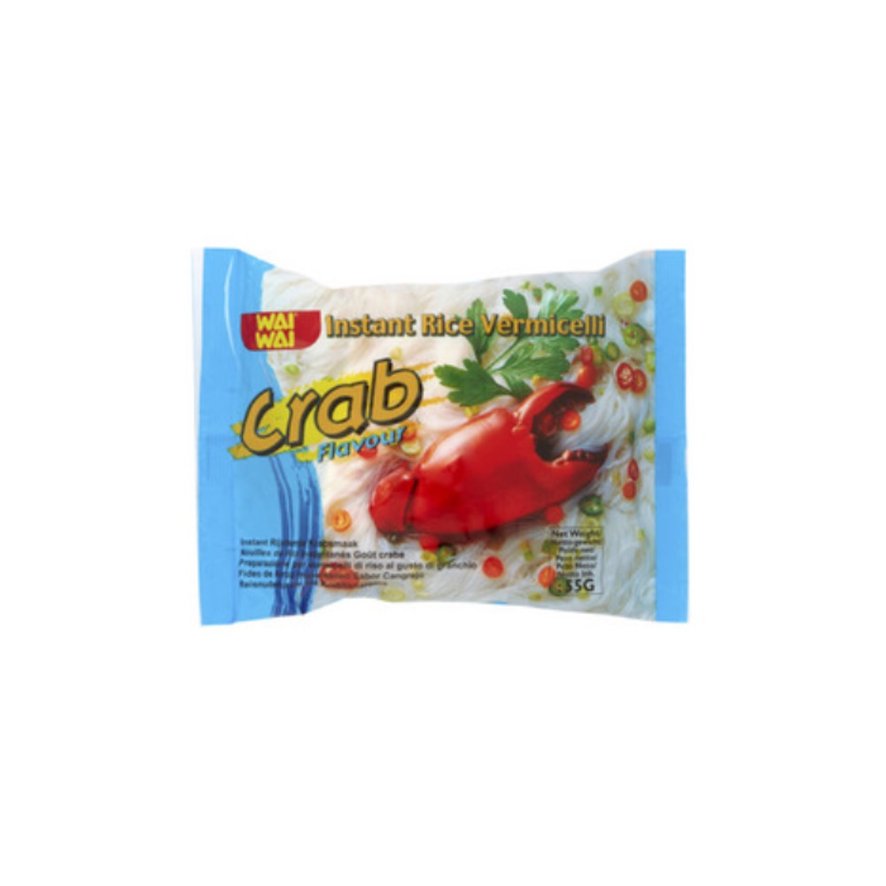 와이 와이 크랩 플레이버드 인스턴트 누들스 55g, Wai Wai Crab Flavoured Instant Noodles 55g