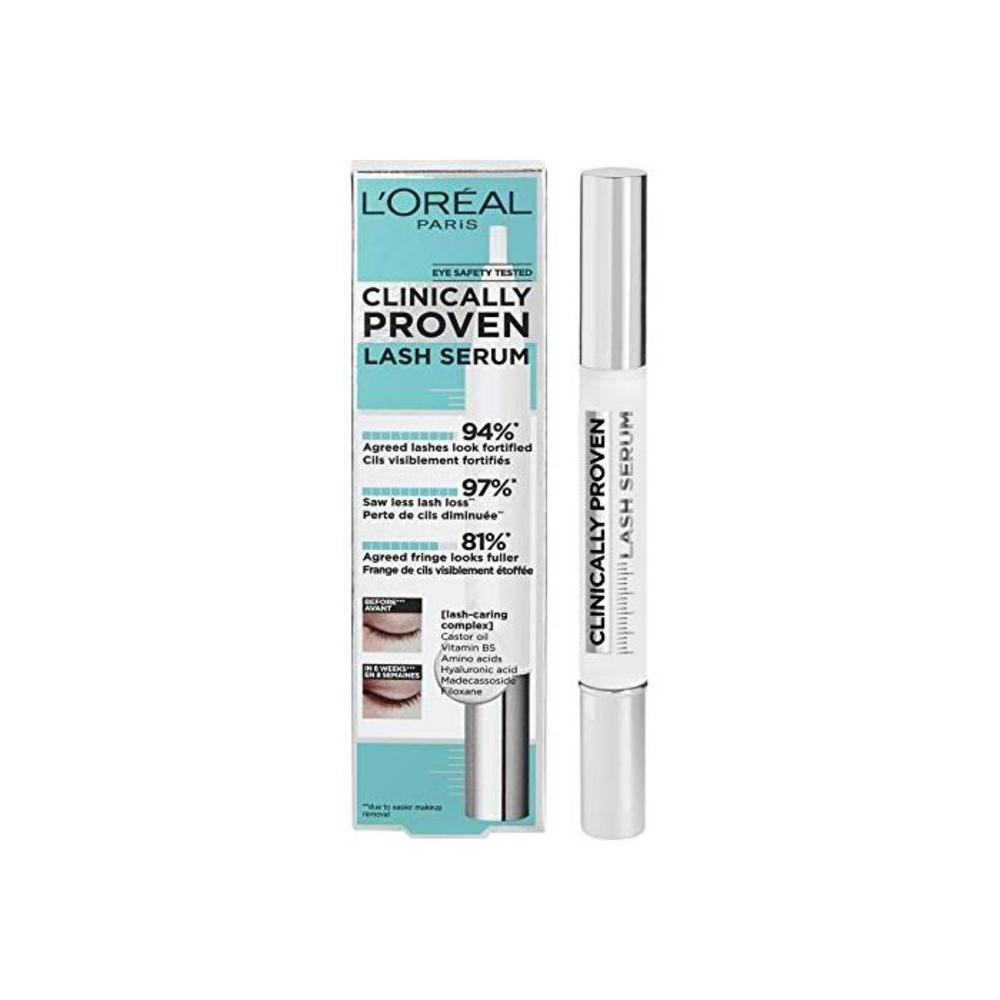 LOréal Paris Clinically Proven Lash Serum that Leaves Lashes Feeling Soft and More Conditioned B07K3N19YR