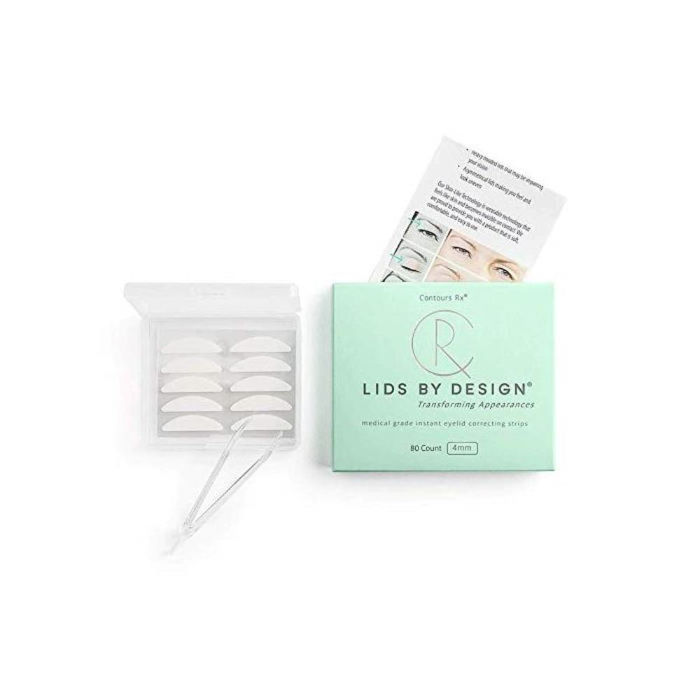 LIDS BY DESIGN (4mm) Eyelid Correcting Strips for Moderate Lift, 80 count B08MJ1PSXN