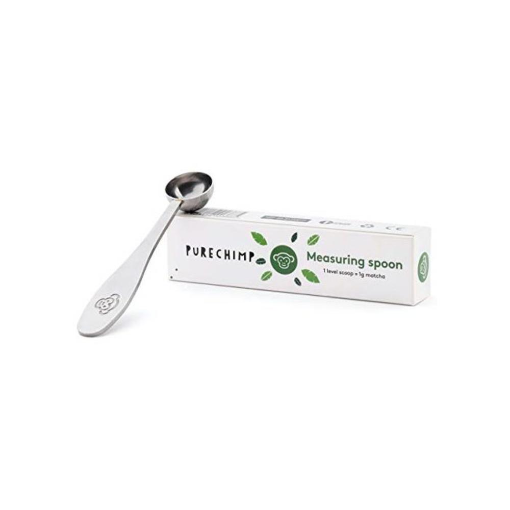 Matcha Green Tea Measuring Spoon/Scoop by PureChimp - Metal/Stainless Steel 1g/1 Gram B07RPP7CJG