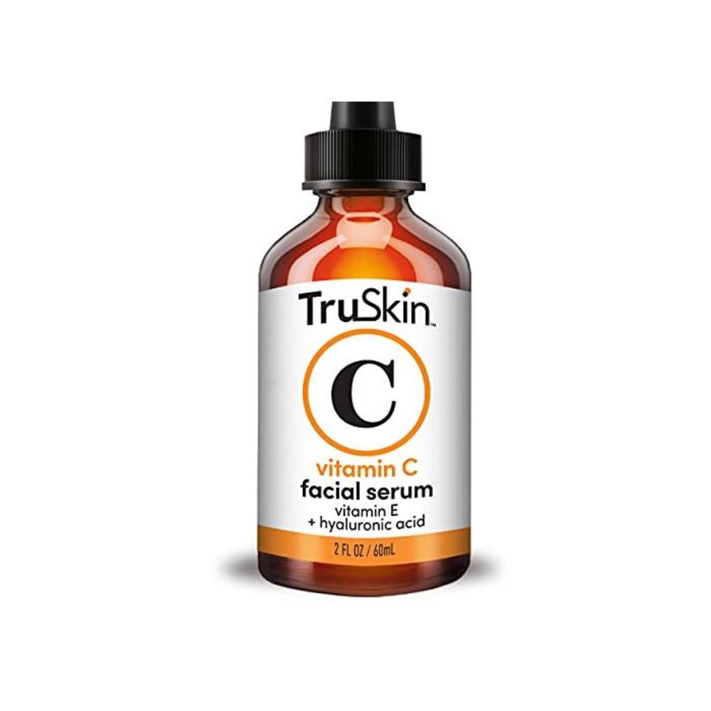 TruSkin Vitamin C Serum for Face, Anti Aging Serum with Hyaluronic Acid, Vitamin E, Organic Aloe Vera and Jojoba Oil, Hydrating &amp; Brightening Serum for Dark Spots, Fine Lines and W B01EKUBU5Y