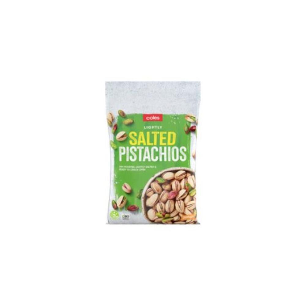 Coles Rosted &amp; Salted Pistachios 200g