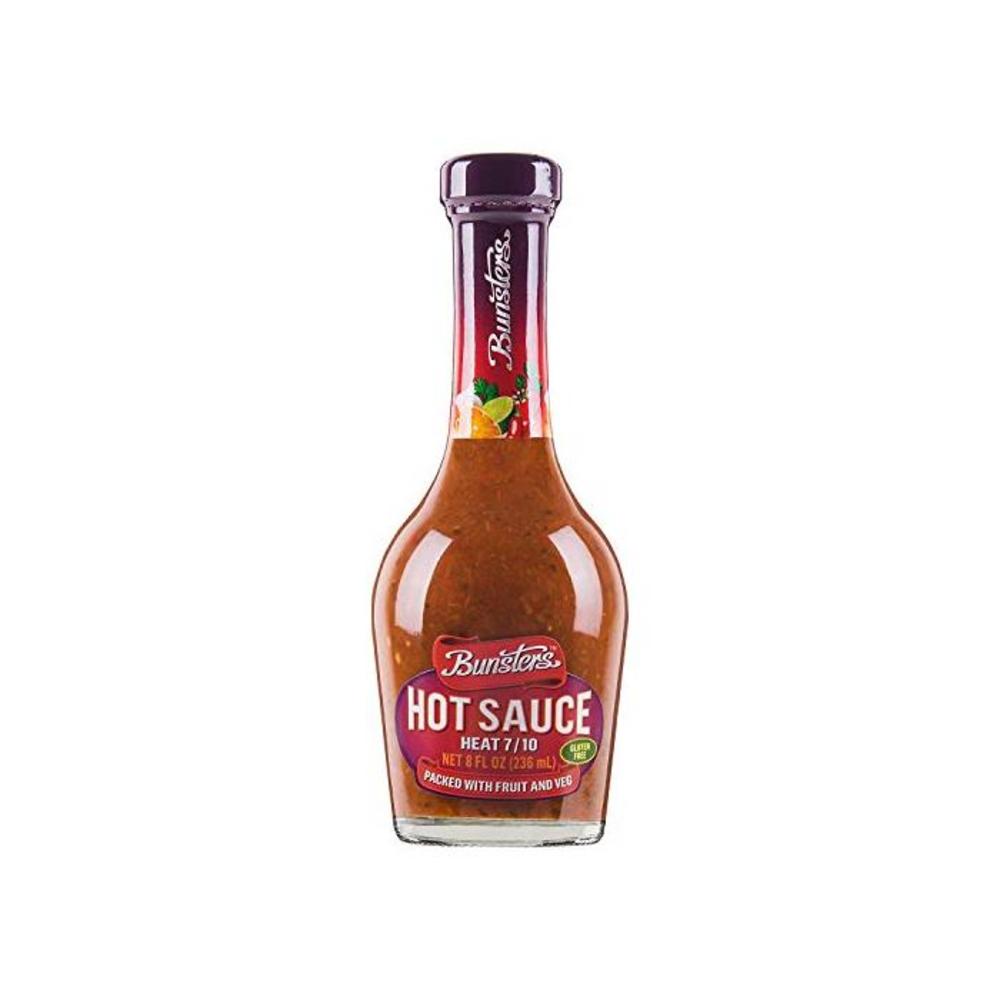 Bunsters 8/10 Heat Hot Sauce - (Australian Hot Sauce Packed with Fruit and Veg) - 1 x 8oz Bottle B06ZYN679R