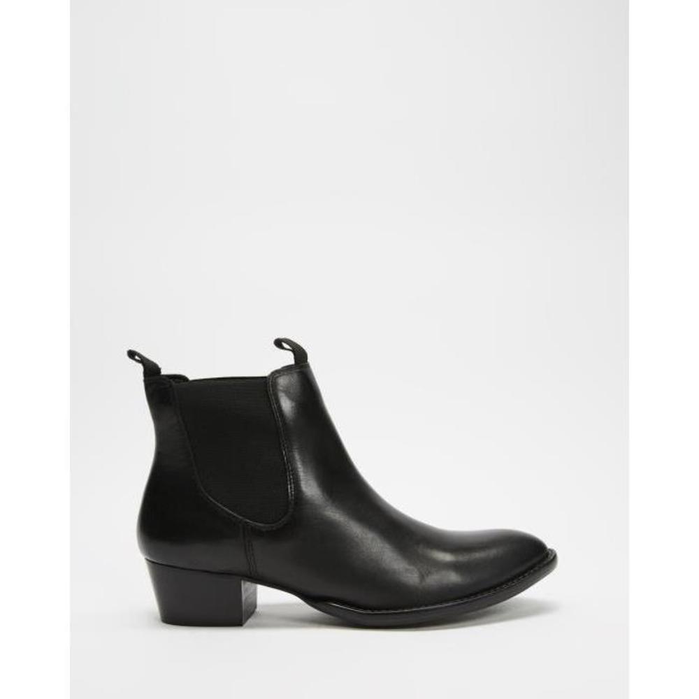 Atmos&amp;Here Nicole Leather Ankle Boots AT049SH54QEN