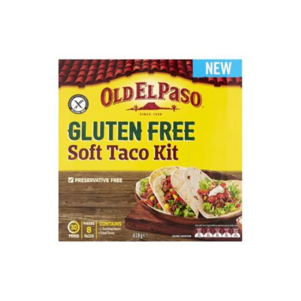 올드 엘 페이소 글루텐 프리 소프트 타코 킷 418g, Old El Paso Gluten Free Soft Taco Kit 418g