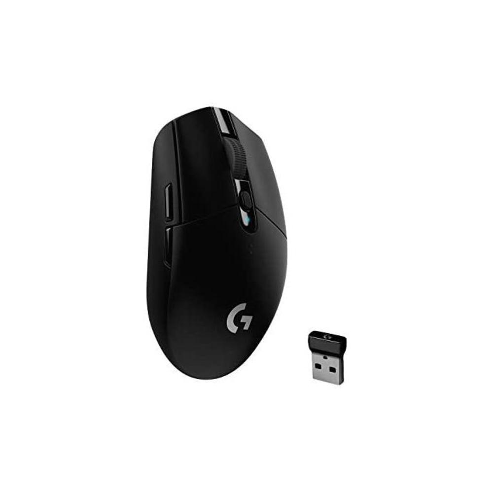 Logitech G305 Lightspeed Wireless Gaming Mouse, Hero Sensor, 12,000 DPI, Lightweight, 6 Programmable Buttons, 250h Battery Life, On-Board Memory, Compatible with PC / Mac - Black B07CGPZ3ZQ