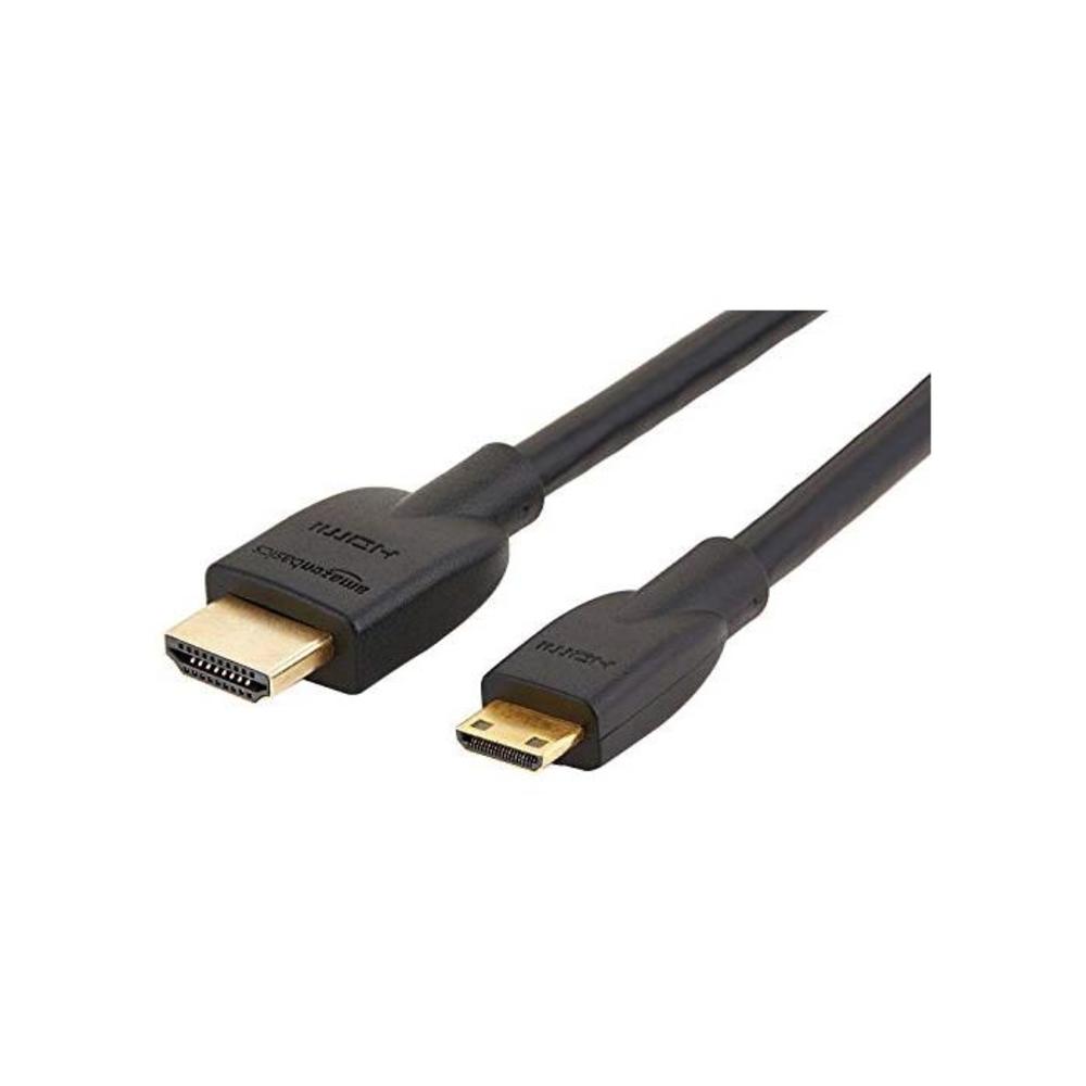 AmazonBasics High-Speed Mini-HDMI to HDMI Cable - 3 Feet (Latest Standard) B014I8UAPE