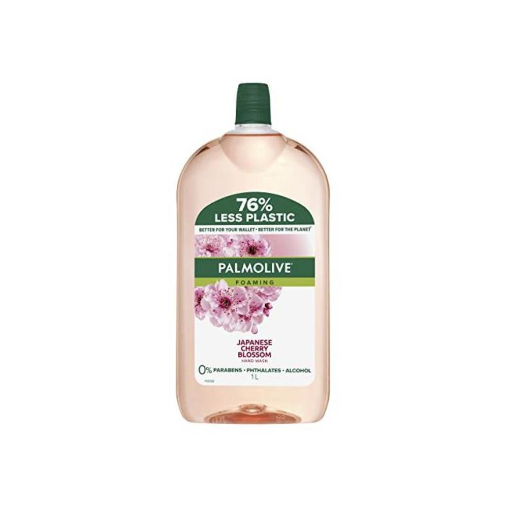 Palmolive Foaming Hand Wash Soap Japanese Cherry Blossom Refill and Save 0 percentage Parabens Dermatologically Tested Recyclable Packaging 1L B0853JPS65