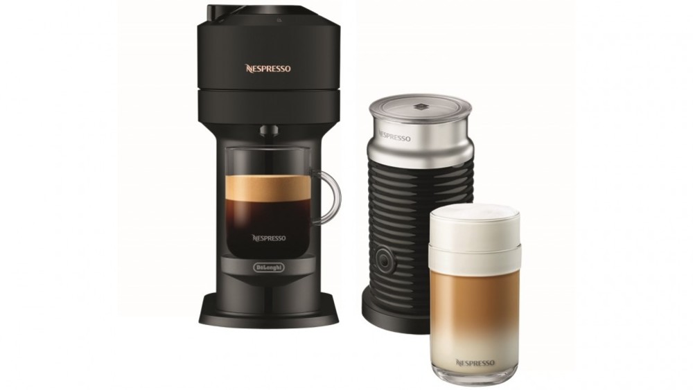 Nespresso 네스프레소 버츄오 넥스트 캡슐 커피 머신 윗 우유거품기 by 드롱기 - Matte Black