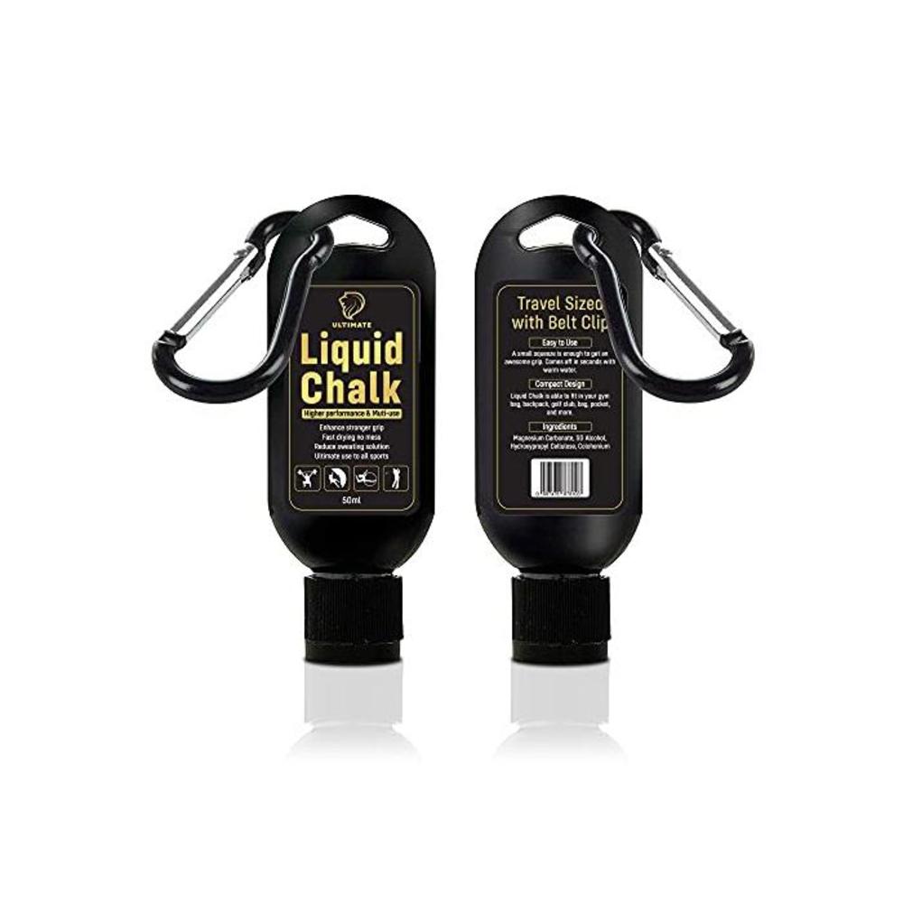 ULTIMATE Sports Liquid Chalk Pro Enhancing Hand Grip &amp; Hold Sweat Free Prevent from Germs &amp; Bacteria for all Fitness Sports, Gym, Bodyweight Training, Weightlifting, Calisthe B0852Y95PW