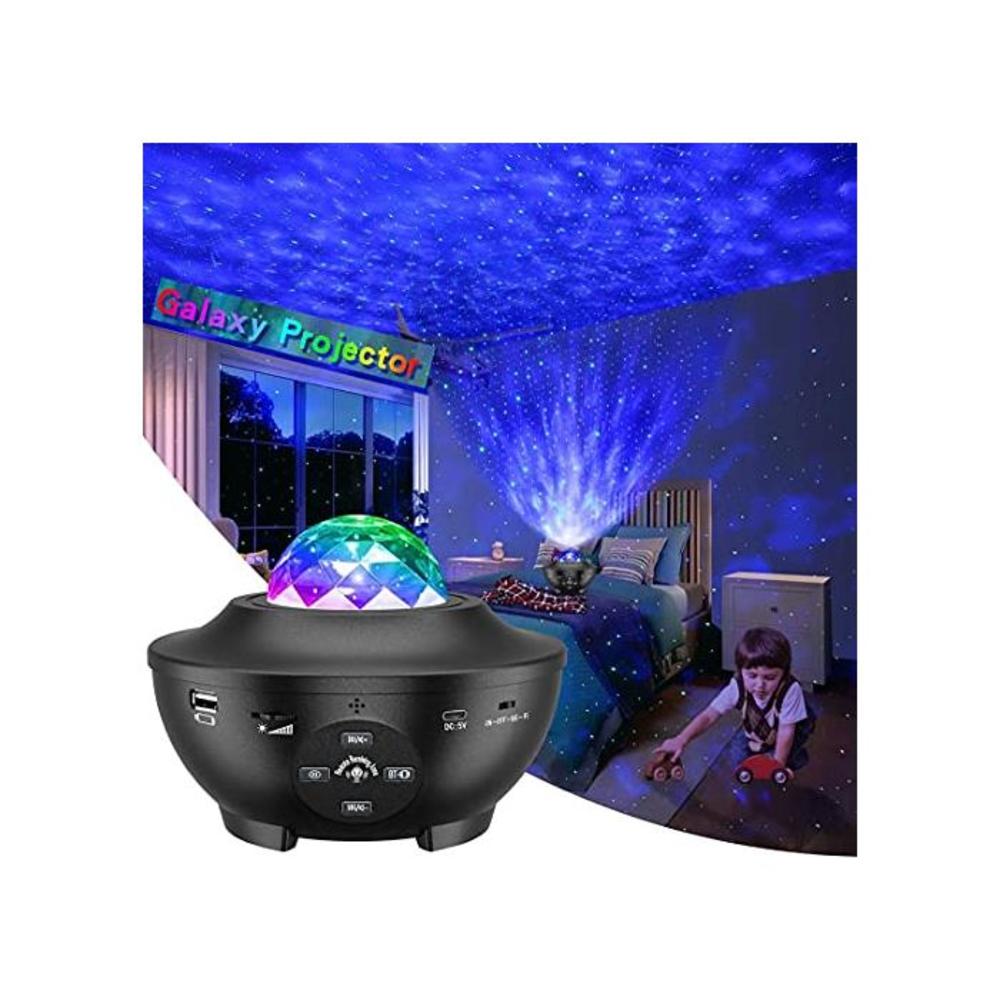 LED Star Projector - A Fun and Colorful Sky Star Projector for Kids. A Galaxy Projector, Led Night Lamp, Music Player and Usb Projection lamp. Practical and efficient for Home Thea B09BFJ4QLN