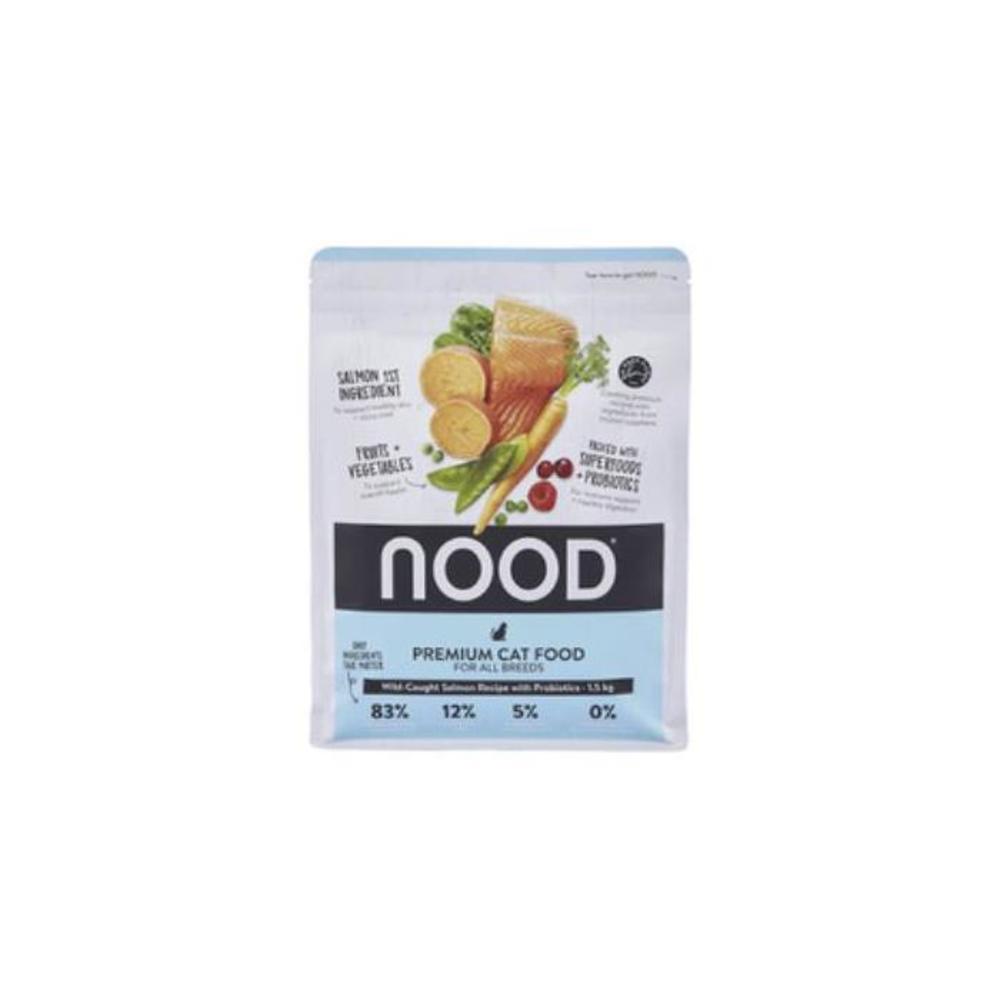Nood Salmon Recipe With Probiotics Dry Cat Food 1.5kg 3713951P