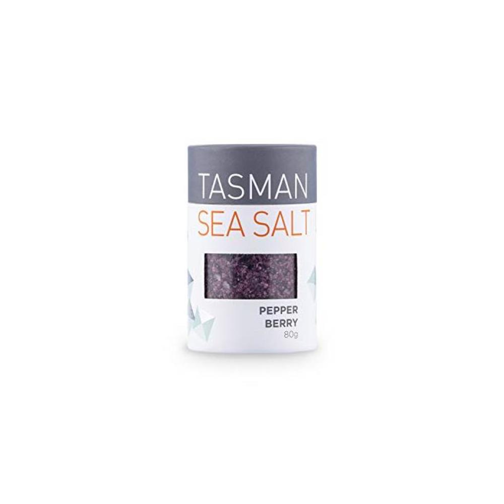 Tasman Sea Salt Pepper Berry Sea Salt Flakes High Quality, Unrefined, Pure Flavour Tasmanian 80g B0859JMD6D