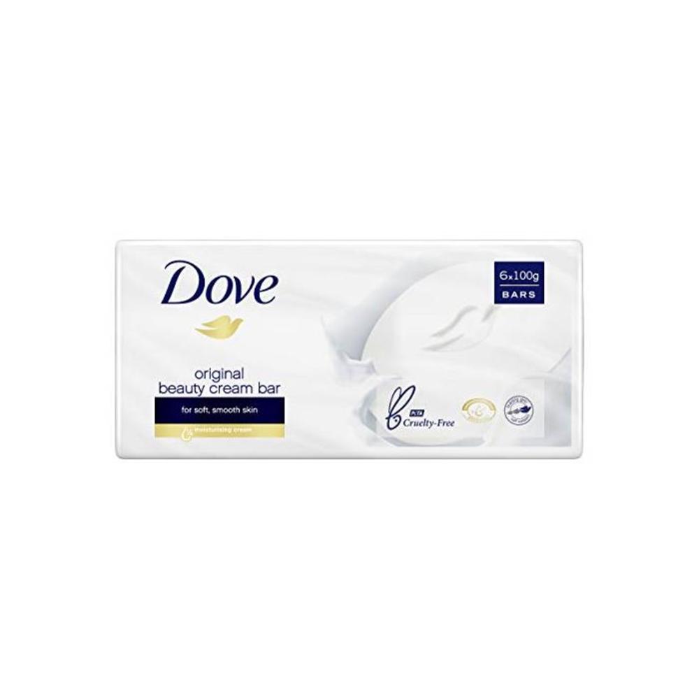 Dove Beauty Soap Bar Original, 6 x 100g B082VV5WNS