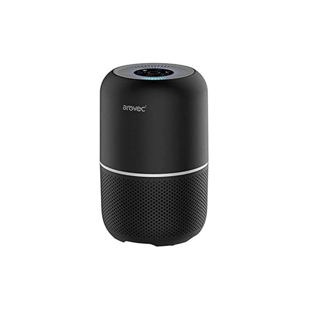 Arovec™ Smart Compact Air Purifier for Home Large Room with True HEPA Filter, Air Cleaner for Allergies, Smokers, Pets, Pollen, Dust, Mould, Odour Eliminators for Bedroom, Smart Ai B08BJFZN83