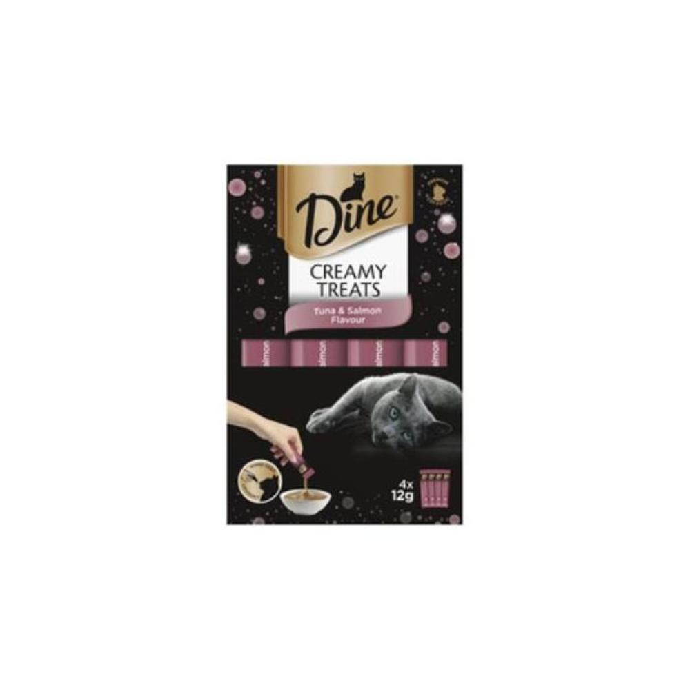 Dine Creamy Treats Tuna And Salmon Flavour Cat Treat 4 pack 2913490P