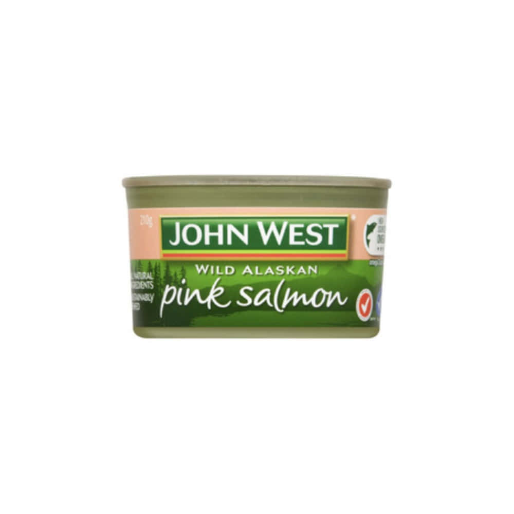 존 웨스트 와일드 알래스칸 핑크 살몬 210g, John West Wild Alaskan Pink Salmon 210g