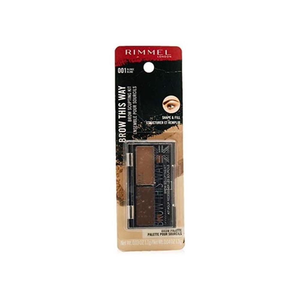 Rimmel Brow This Way Sculpting Kit, Blonde, 0.04 Ounce B00UFMY0Z4