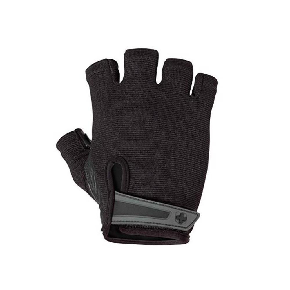 Harbinger Power Non-Wristwrap Weightlifting Gloves with StretchBack Mesh and Leather Palm (Pair) B00074H73C