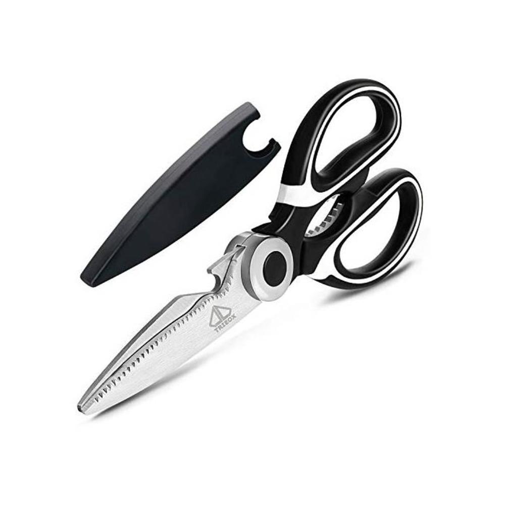 Kitchen Shears, Premium Heavy Duty Ultra Sharp Kitchen Scissors - Trieox Dishwasher Safe Multifunctional Cooking Shears for Chicken, Meat, Herb, Poultry, Fish and Vegetables B08L27NV91