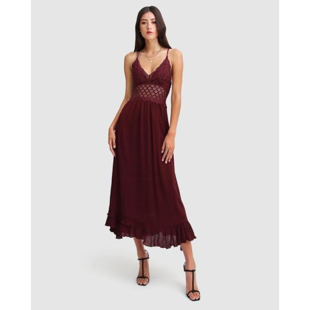 Belle &amp; Bloom Lost In You Maxi Slip Dress BE124AA19TZO