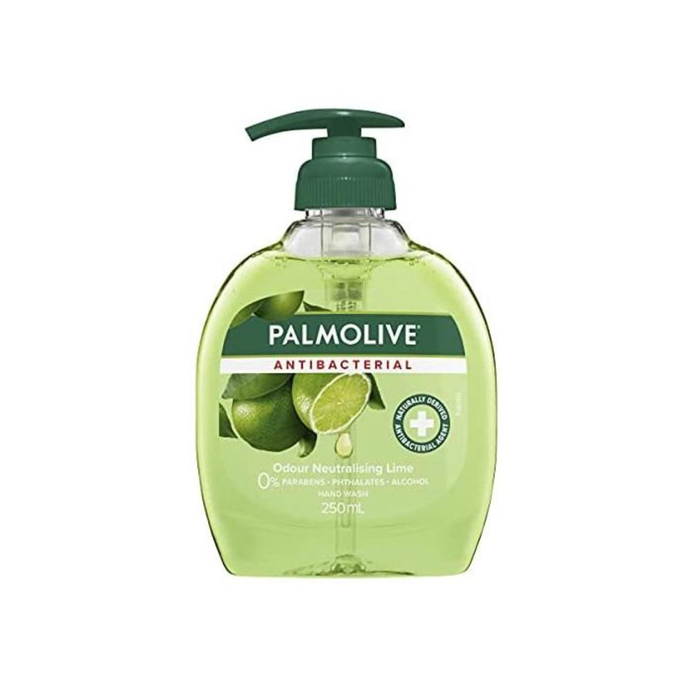 Palmolive Antibacterial Liquid Hand Wash Soap Lime Odour Neutralising Pump 0Ppercent Parabens Recyclable, 250ML B00LJXEIK0