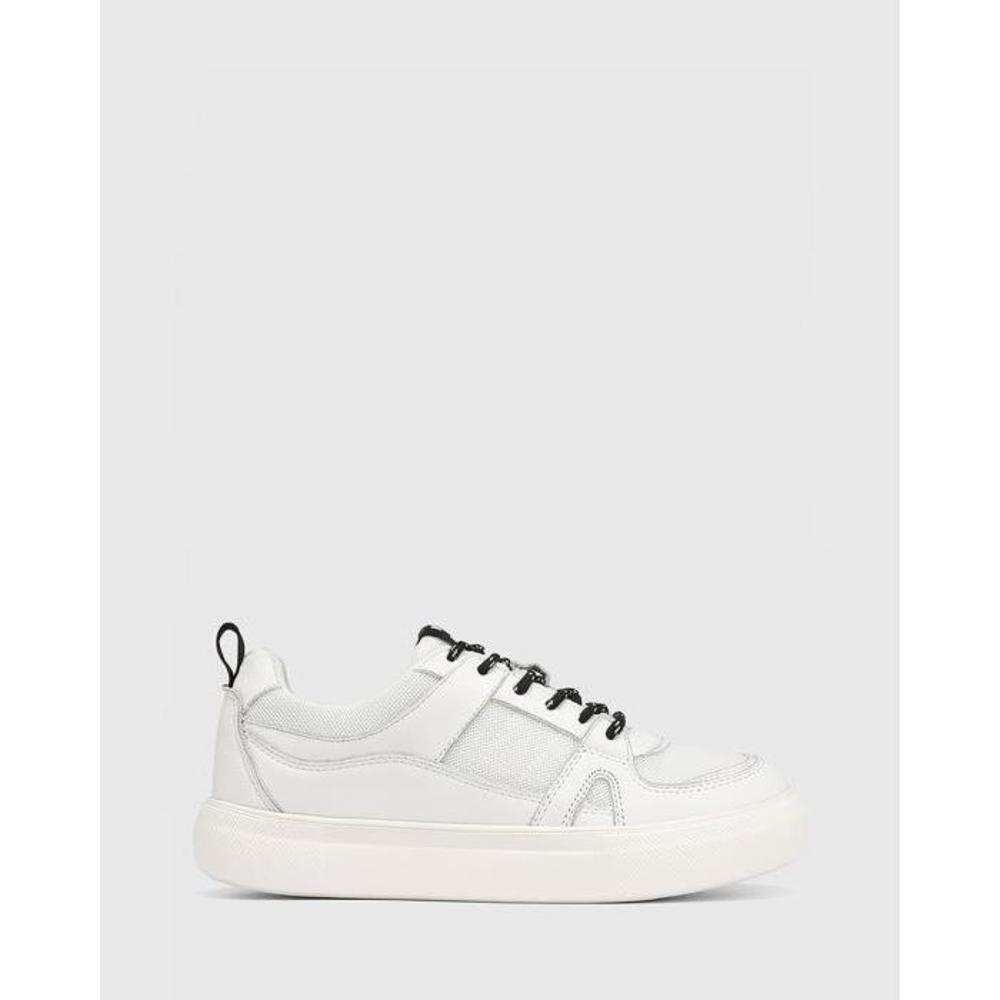 Wittner Oswald Leather &amp; Mesh Lace Up Sneakers WI962SH99OXK