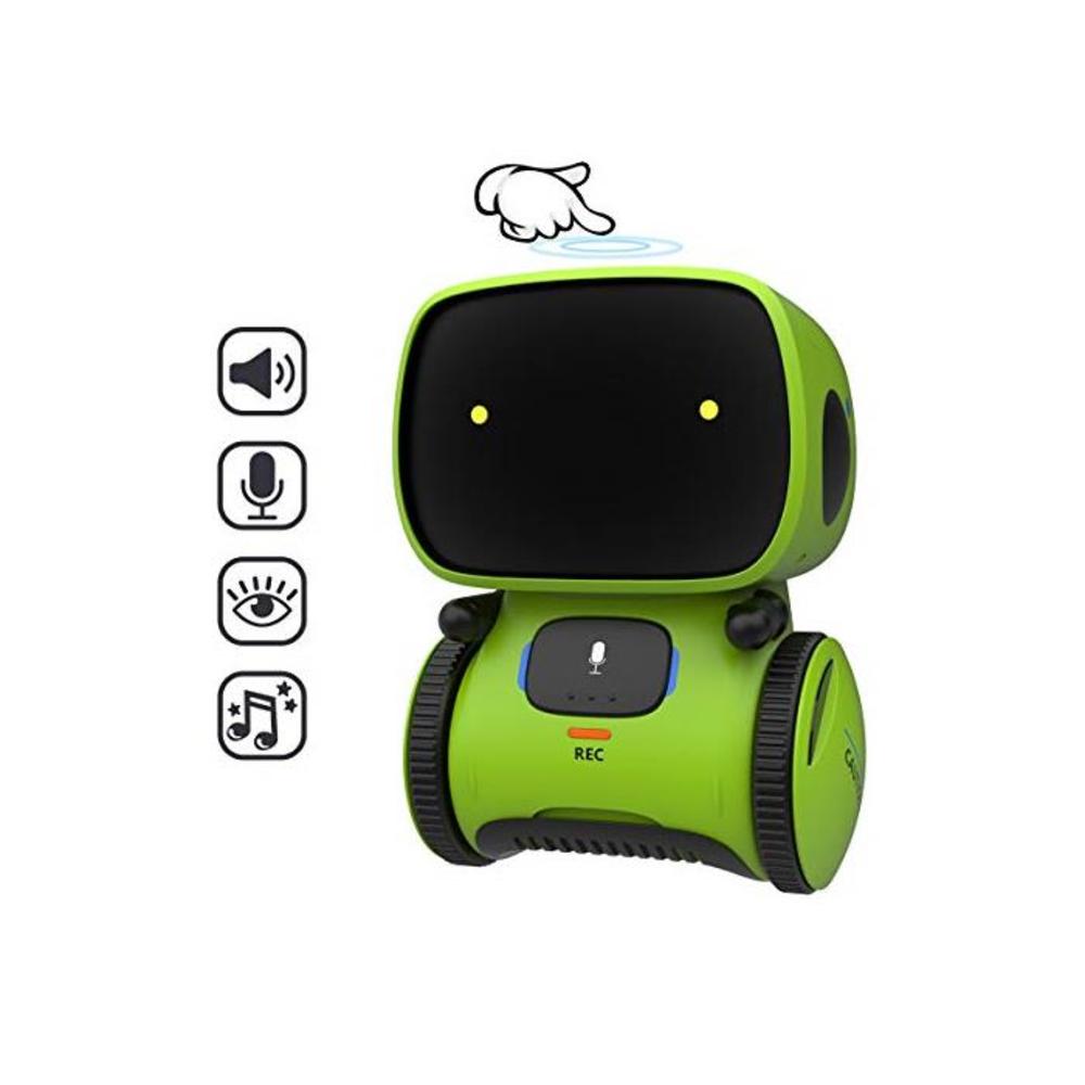 REMOKING STEM Educational Robot for Kids,Dance,Sing,Speak,Walk in Circle,Touch Sense,Voice Control, Learning Partners and Fun Playmates B07TJ723JZ