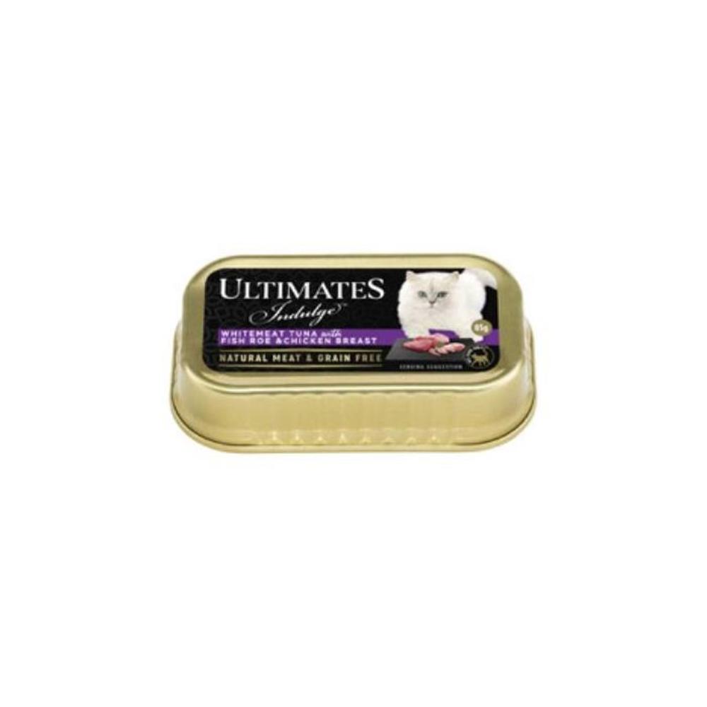 Ultimates Indulge Whitemeat Tuna With Fish Roe &amp; Chicken Breast Adult Cat Food 85g 3595571P