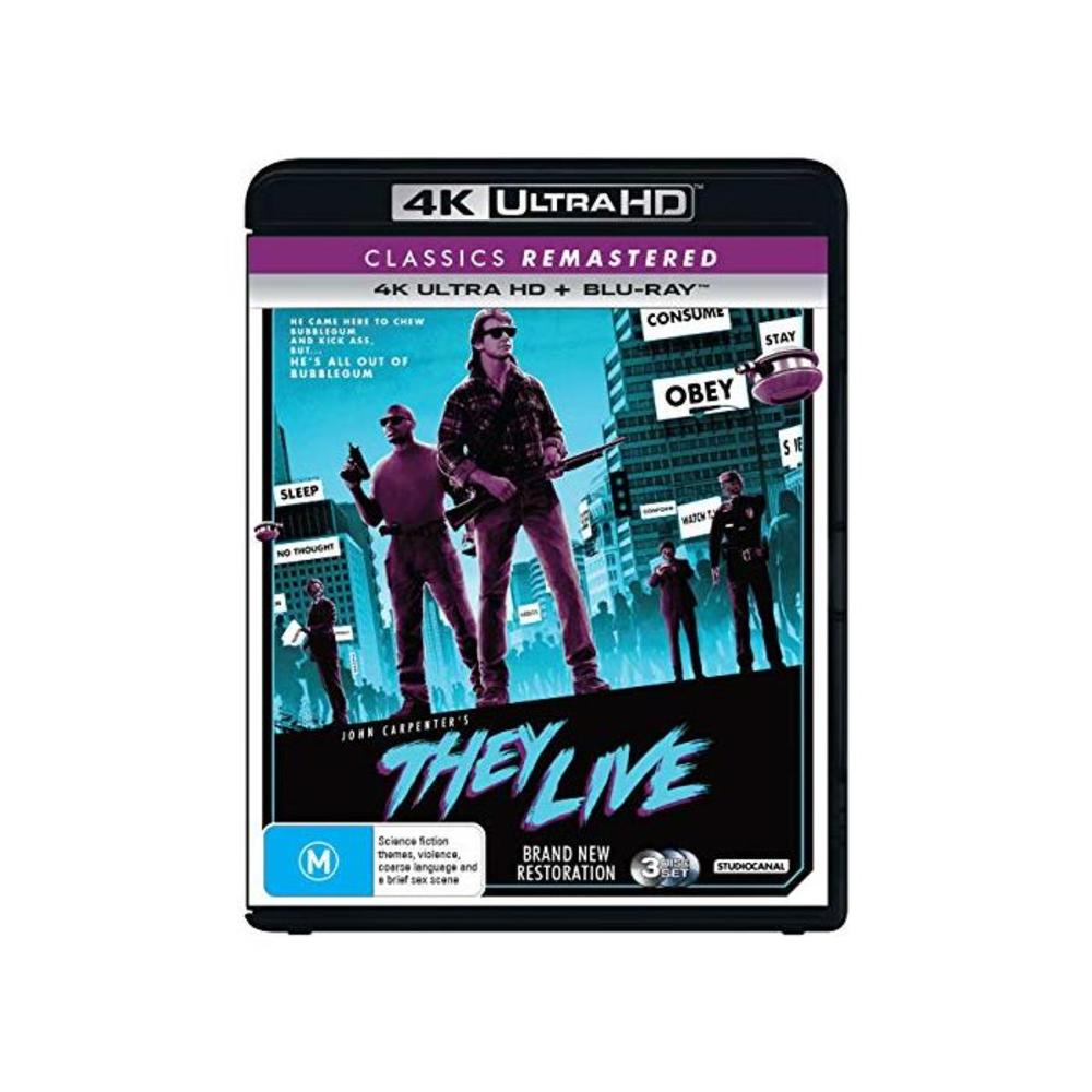 They Live (4K Ultra HD + Blu-ray) B07LDNGRN3