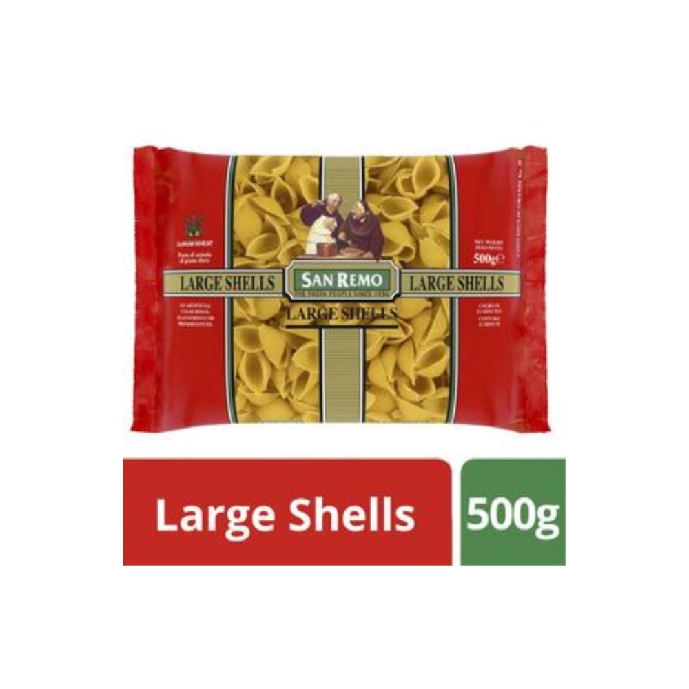 산 리모 라지 파스타 쉘 노 29 500g, San Remo Large Pasta Shells No 29 500g