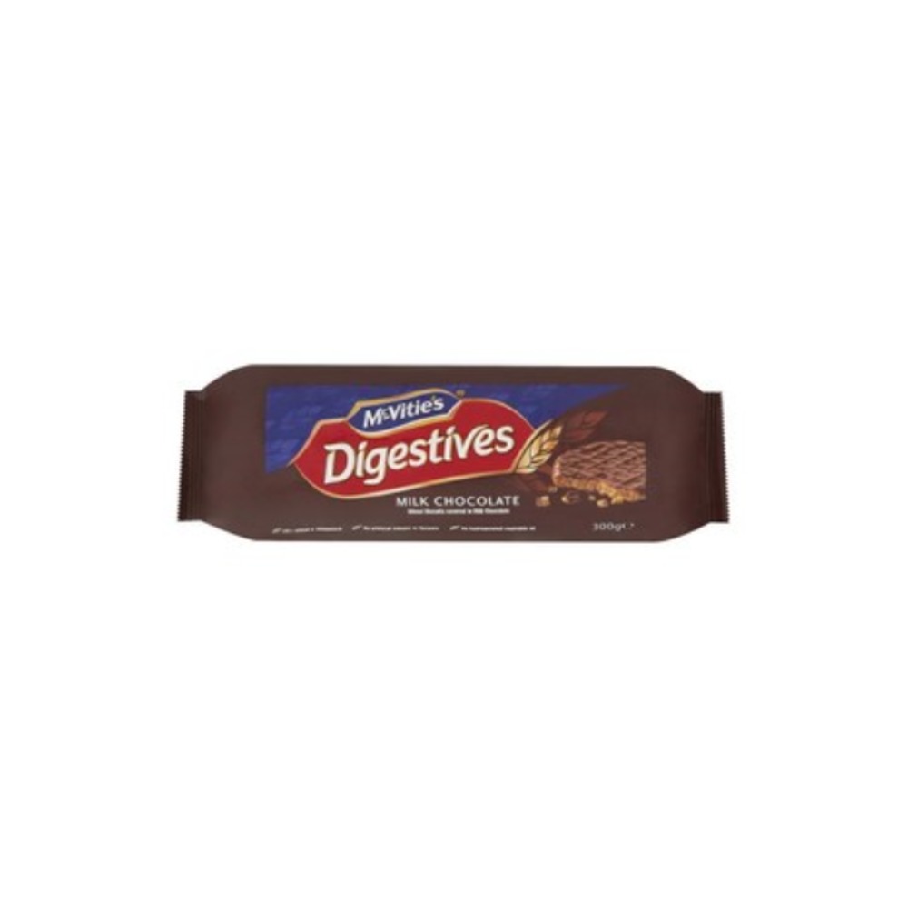 맥비티즈 다이제스티브 밀크 초코렛 위트 비스킷 300g, McVities Digestives Milk Chocolate Wheat Biscuits 300g
